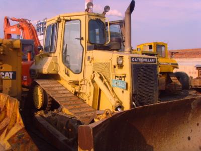 Equipamento de construção usado da mão de Caterpillar D5H segundo com cabine limpa