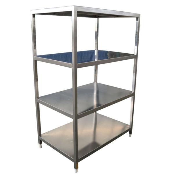 Rack Multifunctional Stainless Steel Display Stand Large Capacity and Heavy Duty Storage