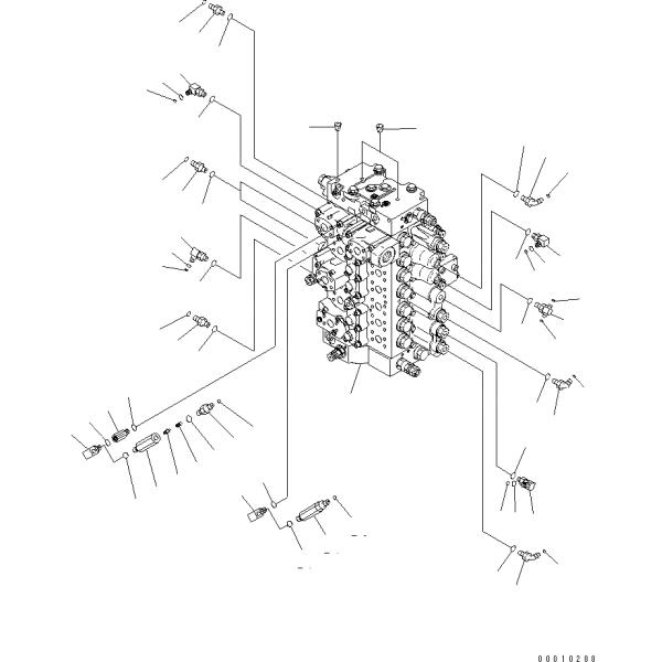 PC400-7 Кран управления экскаватора 723-47-27801 723-47-27501 723-48-27600 ISO9001
