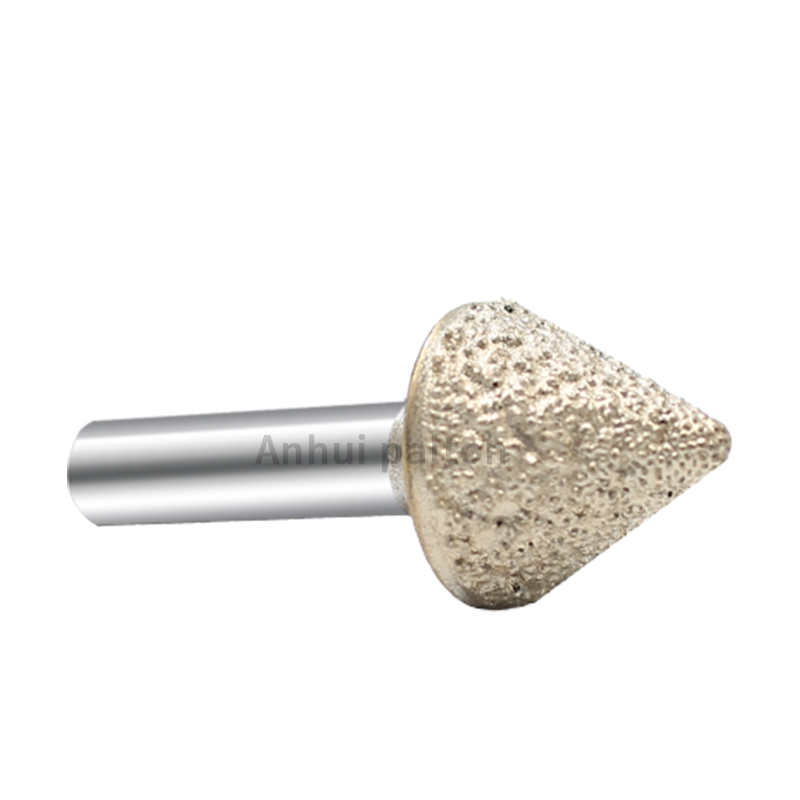 Diamond Face Mill CNC Engraving Bits Sharp Edged Cutter Tool For Marble Tombstone Lettering