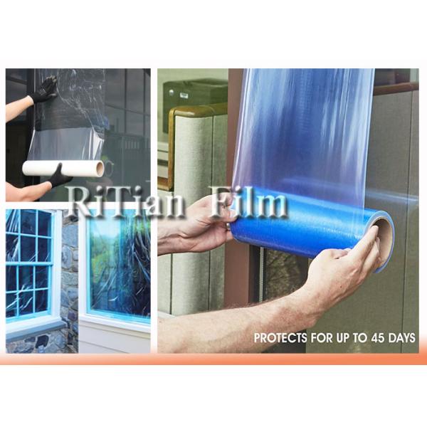 Anti UV Window Glass Protection Film And Tape Scratch Resistant PE Material