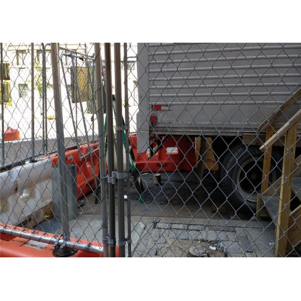 Durable Weather Resistant Temporary Chain Link Fence Panels 6 X10