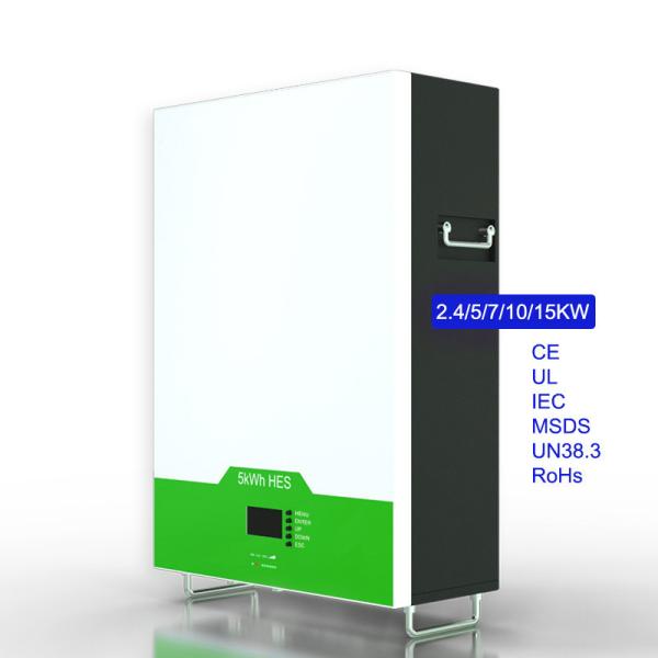 volt RS232 de Ion Powerwall 48 do lítio de 5kwh 10kwh 15kwh 48V 100ah para a casa