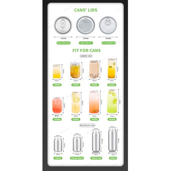 25pcs/min Fully Automatic Can Sealing Machine For PET Cans 110V/220V Voltage