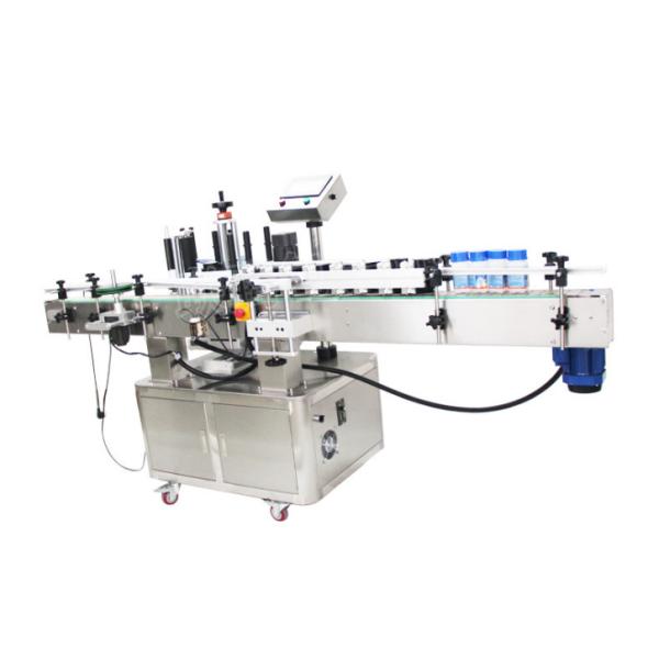 Máquina de aplicação de rótulos de garrafas de plástico para garrafas de metal