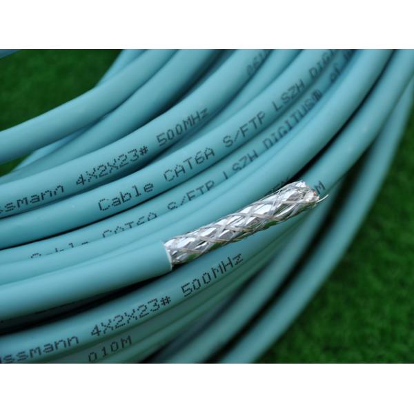 10GB 500MHZ CAT6A SFTP LSZH Solid BC Flexible Network Cable Double Shielded Category 6A Lan Cables