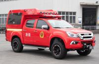 carro de bombeiros pequeno do recolhimento de 4x4 ISUZU e veículo rápido da intervenção