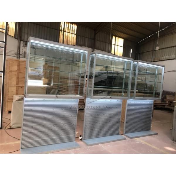 витрина 1200x2400mm дисплея мобильного телефона ящиков 12pcs стеклянная со светом СИД