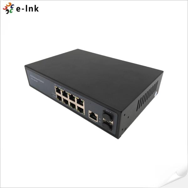 Commutateur Gigabit PoE 802.3af/at 24V Passif 2 Ports SFP Géré