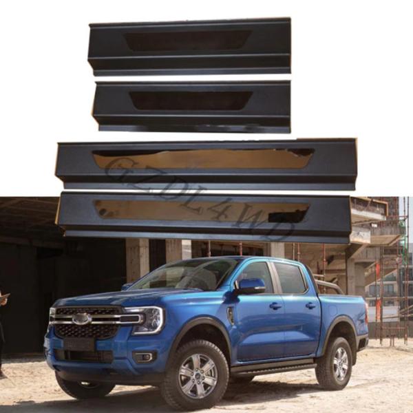 ABS дверные праги для Ford Ranger T9 2022+ без светодиодного освещения