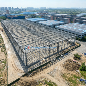 Industrial Steel Structure Hangar , Prefab Metal Airplane Hangar