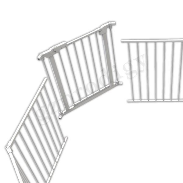 Indoor Multipurpose  White Durable Metal Foldable Baby Playpen