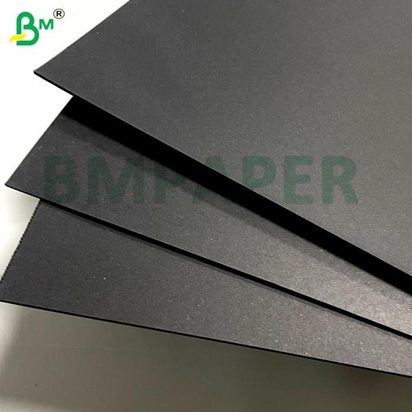 300g 400g Printability Fold Resistance Double Sided Black Cardboard For Hardcover Book Covers Business Cards