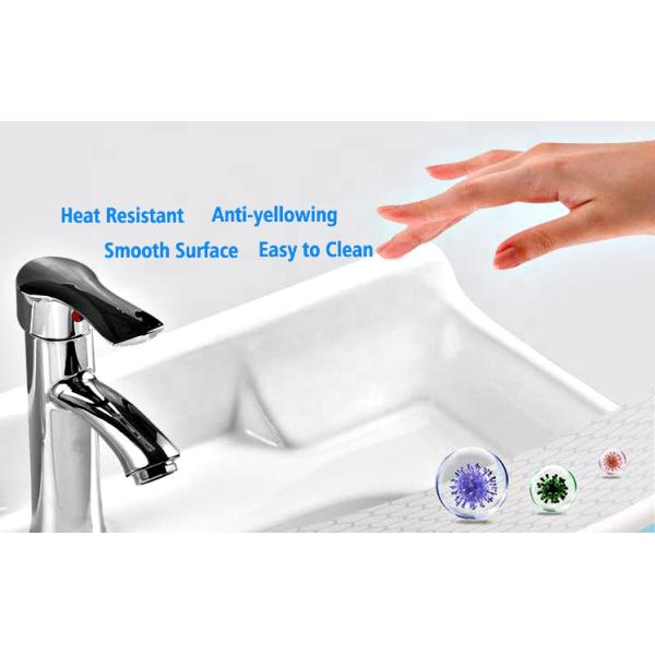 Уникальные модели SWT400 продают тазы оптом руки искусственного каменного OEM тазов приемлемые лоснистые белые прочные моя