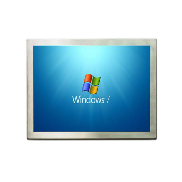 17 дюймовая панель из нержавеющей стали ПК касание с перчаткой / 4 мм закаленное стекло