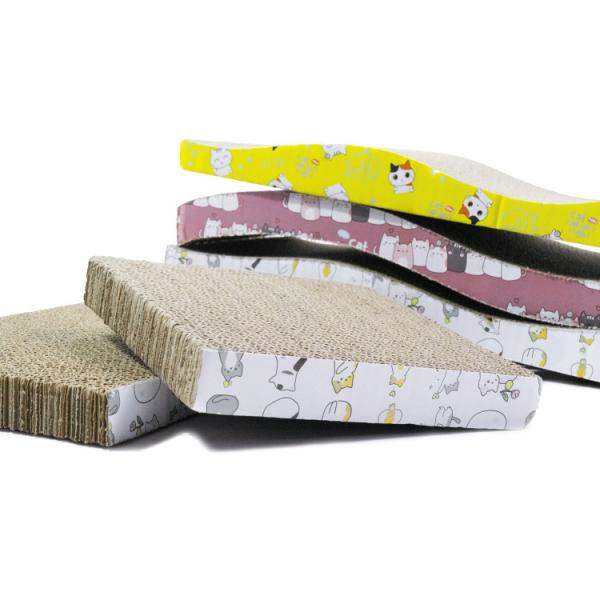 Customizable Comfortable Corrugated Paper Cat Scratcher Board for Cats Claw Grinding