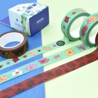 Bande imperméable de Washi imprimant le ruban japonais de Washi de bande de Kawaii Washi