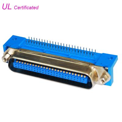 O conector do PWB do ângulo direito do campeão do Pin de Centronic 50, os conectores de fita masculinos certificou o UL