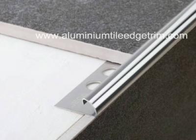 10mm Stainless Steel Round Edge Tile Trim / Outside Corner Trim Long Durability 