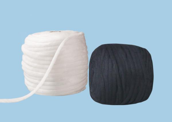 Pas de tache en coton médical en bobine de fibre de fibre de 13 à 16 mm