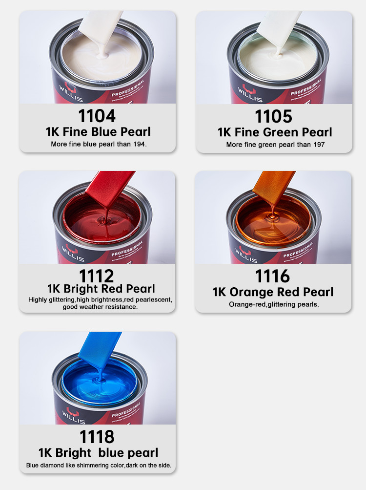 Производственное предложение Акриловый лак 1K Basecoat Pearl Car Paint 1K Copper Pearl OEM Доступно Авторефинировка Спрей Автомашина