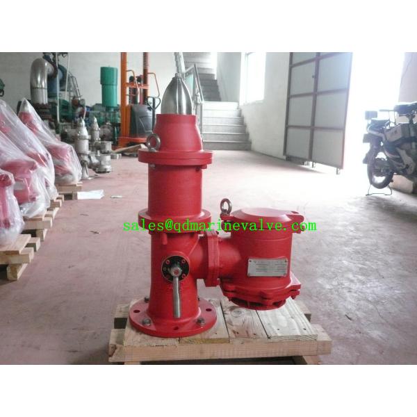 Cast steel high-velocity relief valve pressure/vacuum valve for cargo oil tank