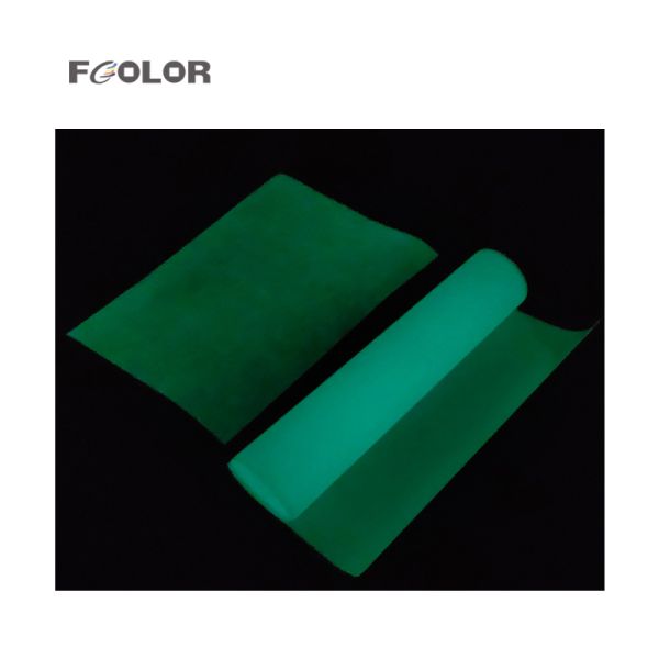 FCOLOR Hot in USA 60cm DTF Glow in the Dark A3 Heat Transfer Film for PET Film
