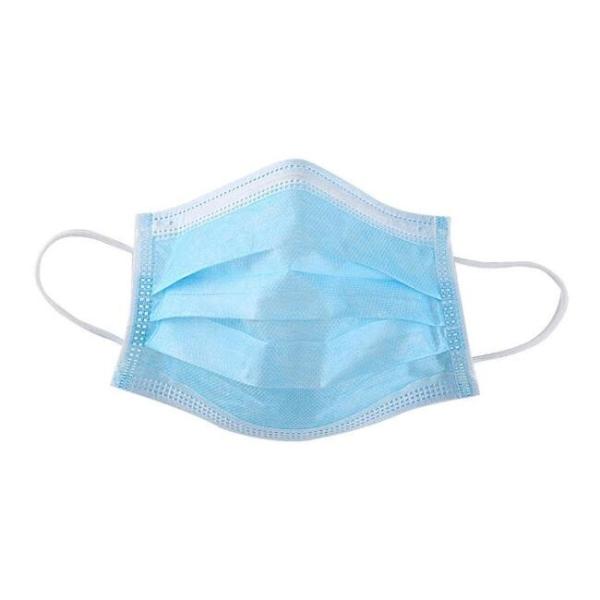 Odorless Disposable Non Woven Face Mask Disposable Blue Mask Breathable