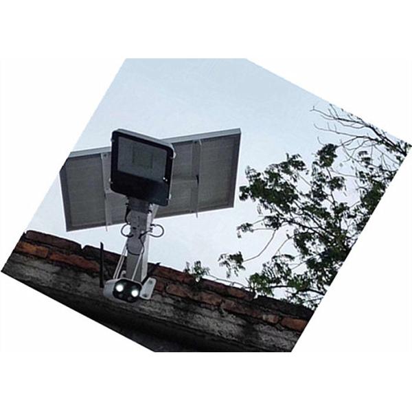 100W All In One LED Solar Street Light With 1080P Monitor For Cross Road