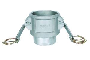 NPT / BSPP Thread Camlock Hose Fittings Male To Male Coupler