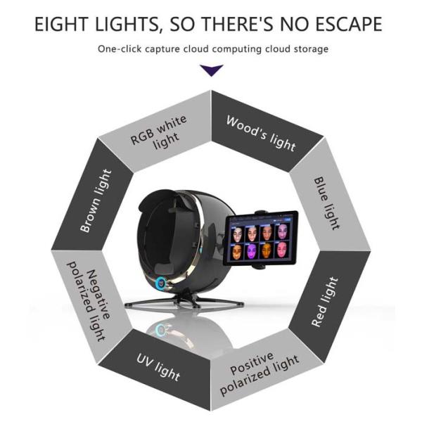 Intelligent Facial Skin Analyzer Machine With 30 Million HD Pixel Camera