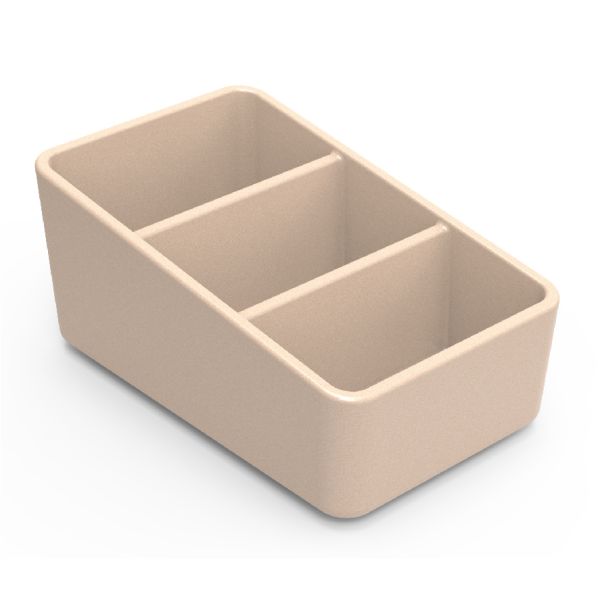 Rice Husk tea box: 2/3 compartment sachet holder, Eco-Conscious Choice for Hotels