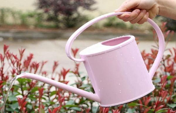 Lata molhando plástica vegetal do jardim 1.3L da família do campo para plantas
