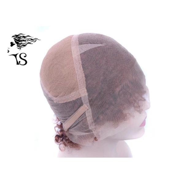 Afro Short Curly Full Lace Human Hair Wigs For Black Women Iron Red Color