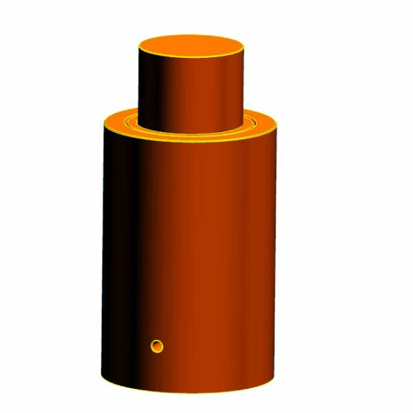 Single Acting Aluminum Hydraulic Cylinder Jack RAC Series 218 To 1589KN