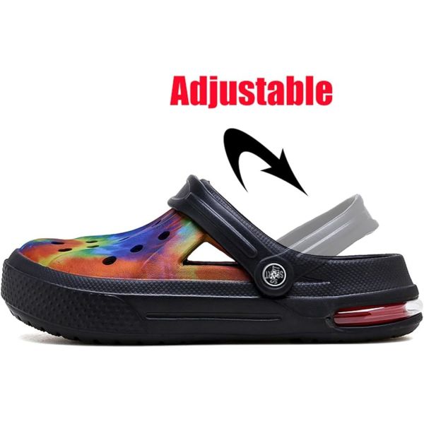 Logo personnalisé Hommes et femmes Support de la voûte des sabots Comfortable Slip sur les pantoufles d'extérieur