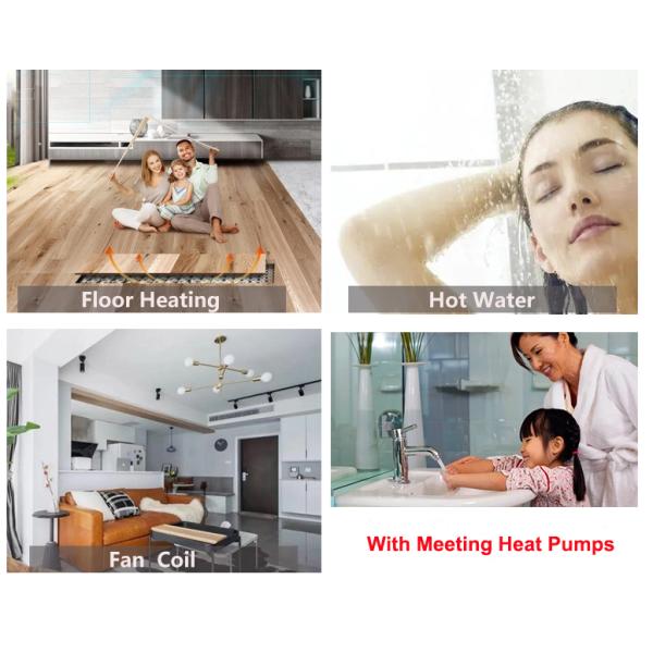 Встречающ инвертор ДК Моноблок степени -35 проветрите топление и охлаждать теплового насоса воды