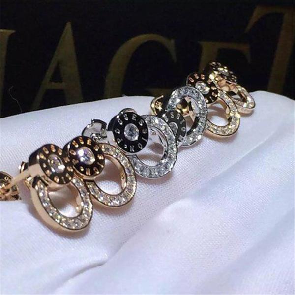 Luxury jewe factory earrings gold diamond  18k gold  white gold yellow gold rose gold diamond earrings