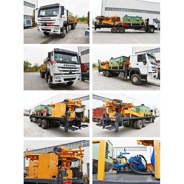 CSD200A Full Hydraulic Truck Mounted Water Well Drilling Rig