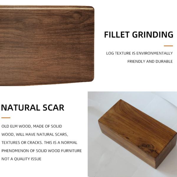 Custom Logo Elm Print Organic Yoga Block 3×6×9inch Non Slip