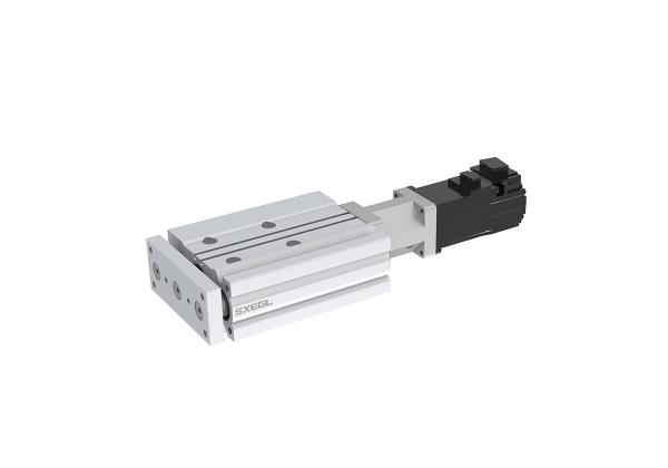 High Precision Guide Rod Cylinder Grey Guided Cylinder 30mm 50mm 100mm Stroke