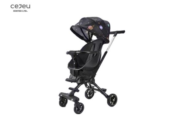 Dossel retrátil do Pushchair do bebê da roda do plutônio para o vermelho das crianças do bebê