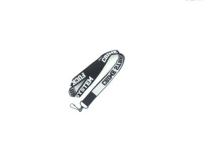 Exhibition Use Woven Neck Lanyards Mobile Phone Pouch Lanyard With Logo Custom
