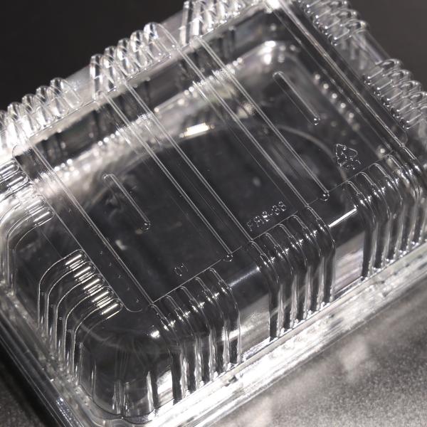 Leak Proof PET Plastic Food Storage Container OEM Logo For Fresh Vegetable