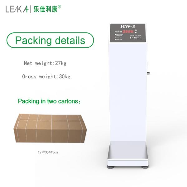 Power Supply AC 100-240V LED Display Coin Operated Luggage Scale for Airport Station