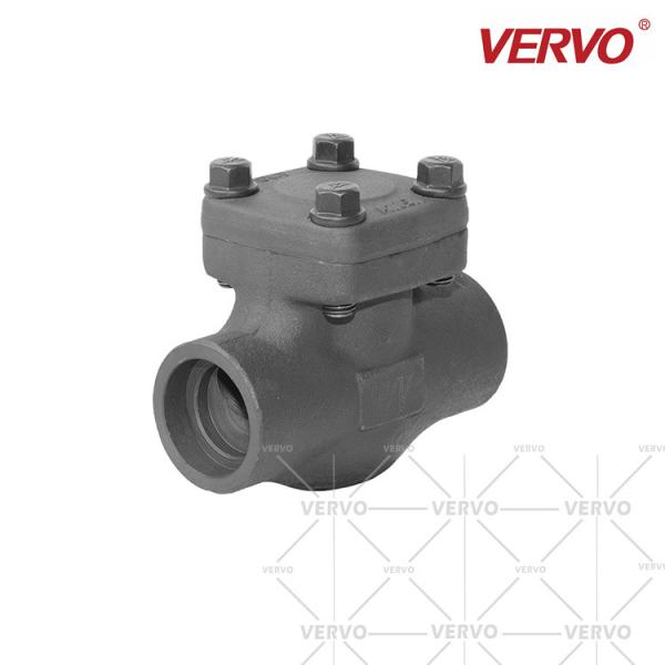 A válvula de verificação da bola forjou verificação tipo tipo do elevador interruptor Dn40 800lb de A105N aço carbono válvula 1 1/2 de aço do” do pistão da válvula de verificação