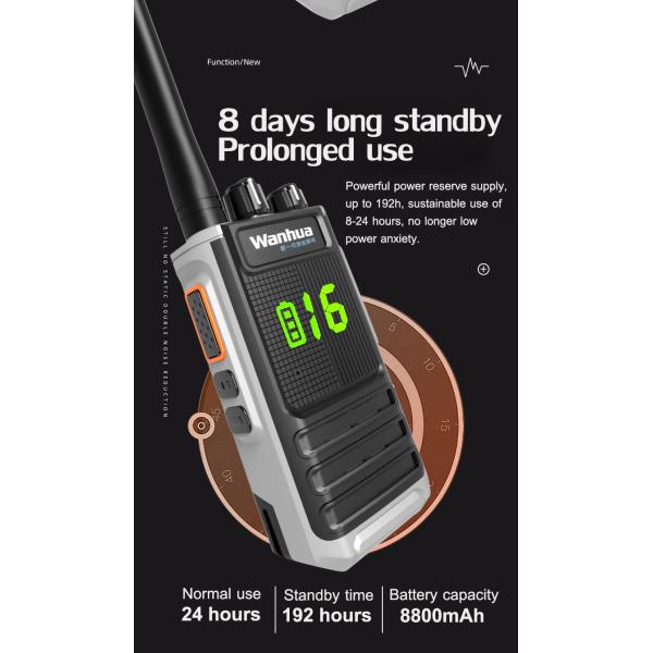 OEM/ODM Hot Long Range Two Way Radio 400-470MHz Handheld UHF Encrypted Walkie Talkie