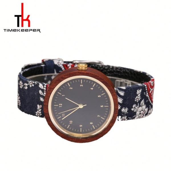 Maple Modern Wood Watches Leather Strap Pure Handmade For Man Woman