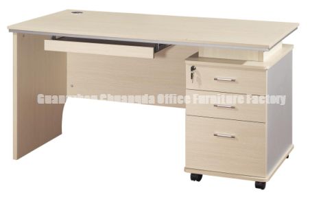 2 mm MFC edging Office Computer Desks CD-6602 with 25 mm Side plate
