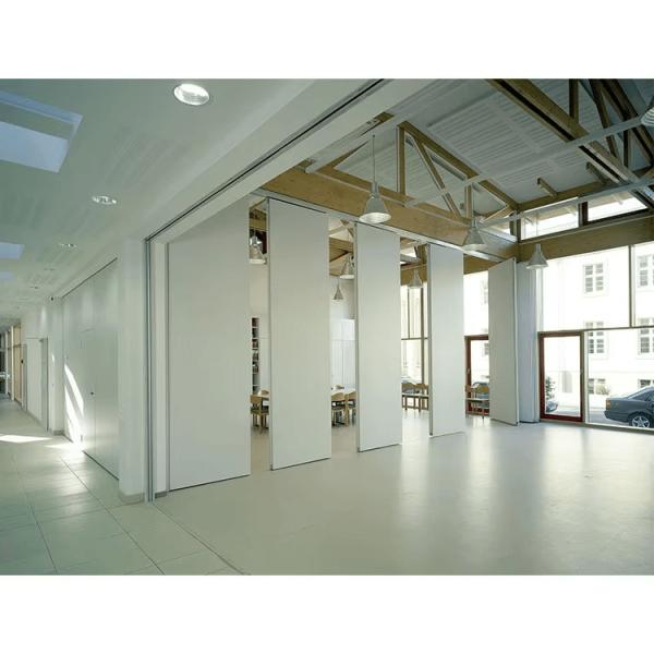 MDF Soundproof Wood Operable Partition Wall System For Conference Center